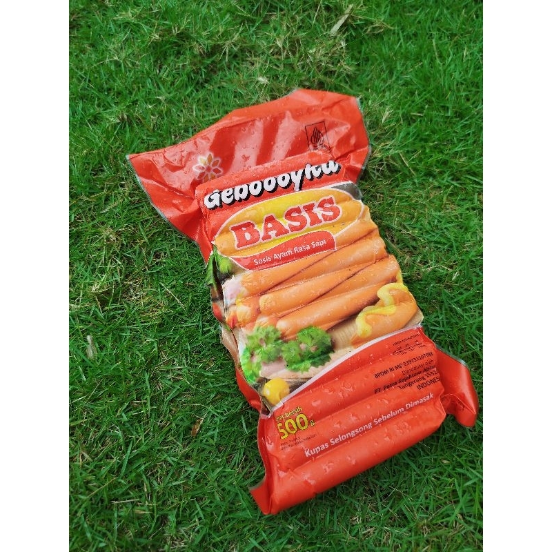 

Sosis Ayam 500gr Geboooyku Basis / Sosis Ayam Rasa Sapi Geboyku / Sosis geboy