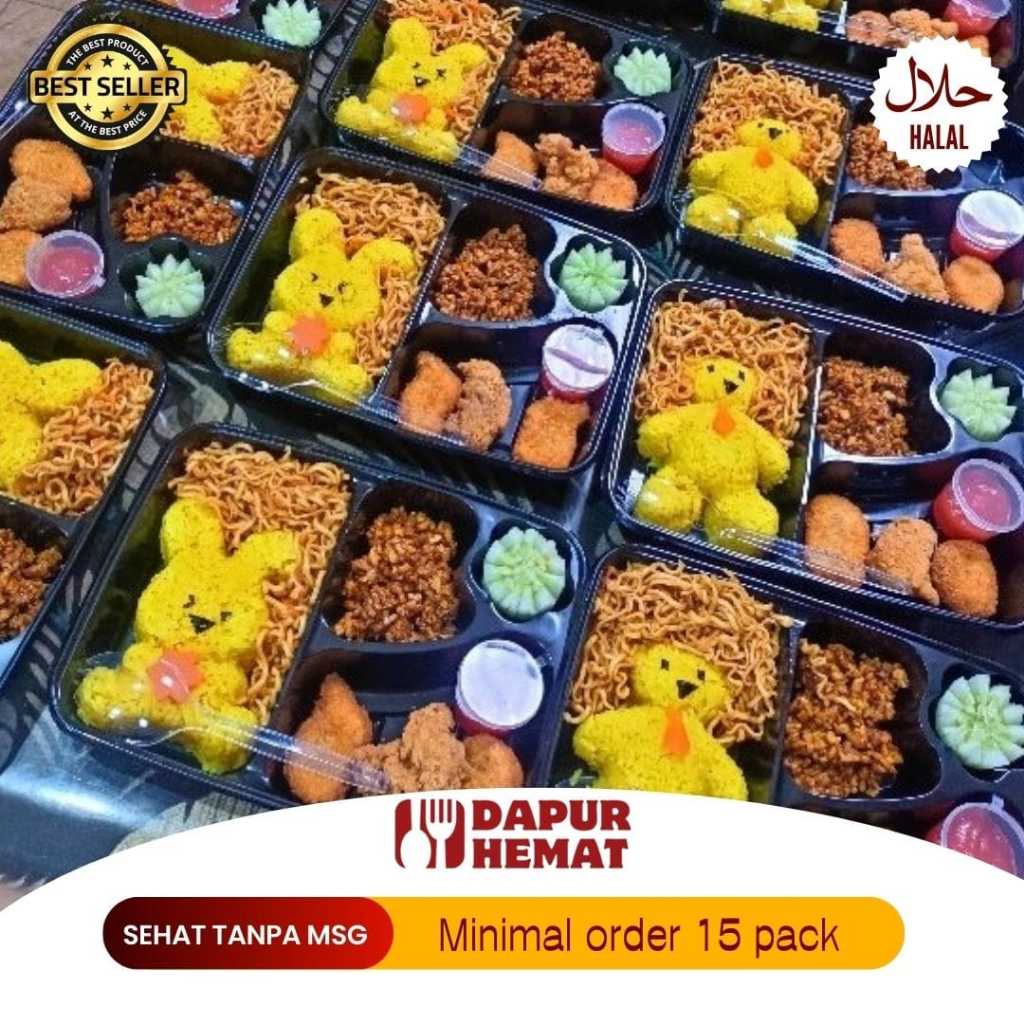 

Dapur Hemat - MENU BARU Paket Bento Makanan Siap Saji Untuk Acara Ulang Tahun Anak/Halal/Nikmat