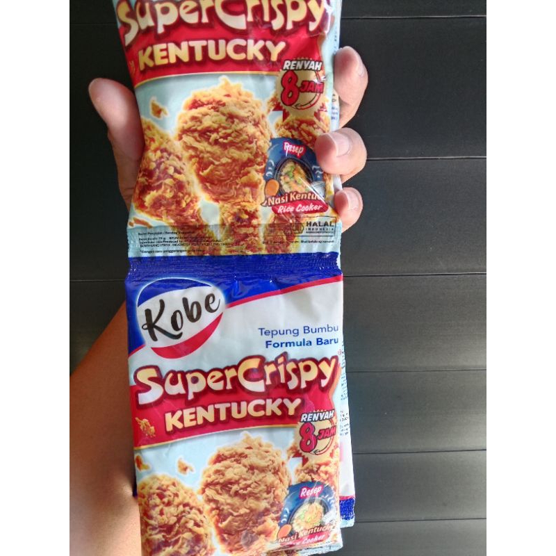 

Kobe Tepung Bumbu Kentucky 1 Renceng isi 10 Sachet
