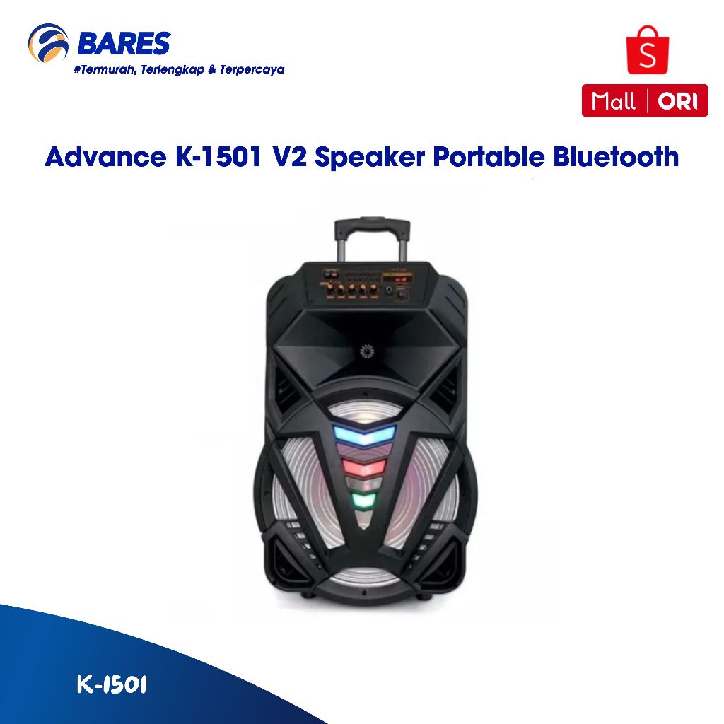 Advance K-1501 V2 Speaker Portable Bluetooth