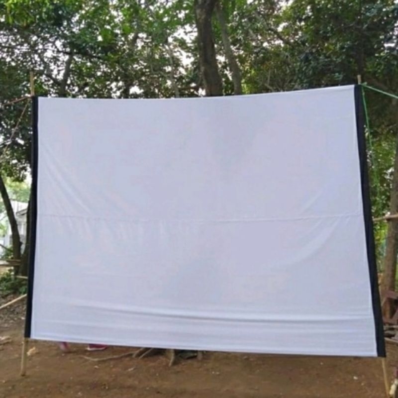 Kain Layar Tancap / Proyektor 150cm x 350cm