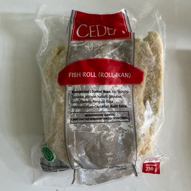

Cedea Fish Roll (Roll ikan) 250g. 100% HALAL