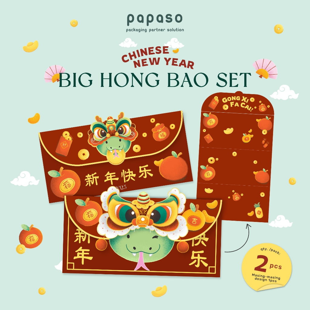 

Angpao Imlek 2024 / Amplop Tahun Baru Chinese New Year (Isi 5pcs)