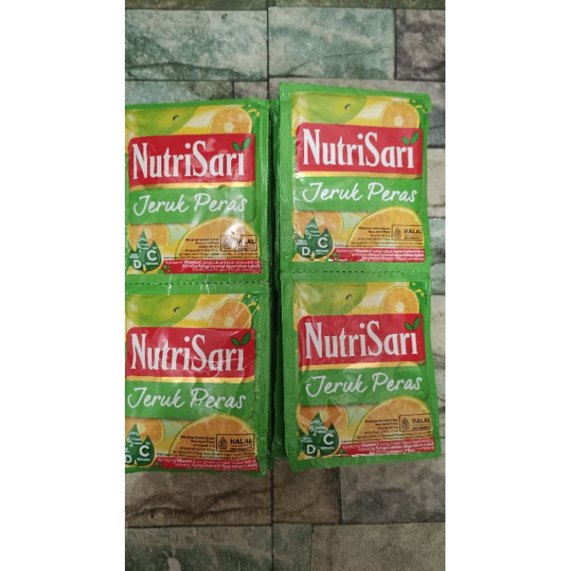 

Nutrisari Jeruk Peras 1 renceng isi 10 pcs