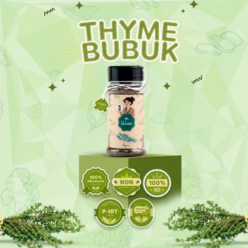 

Thyme Bubuk / Bumbu Botol 18gr / Premium Quality / IKIAE