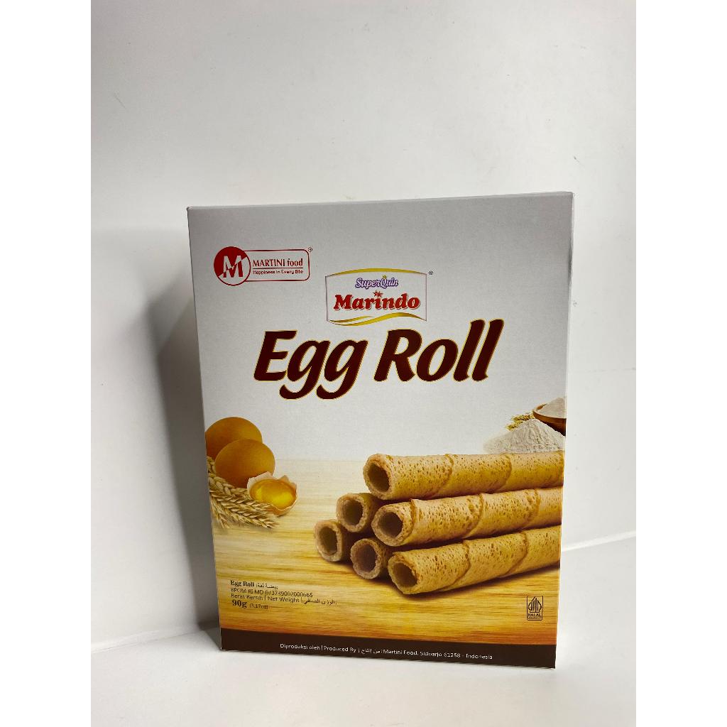 

MARINDO EGG ROLL BISCUIT BY MARTINI FOOD NETTO 90 GR