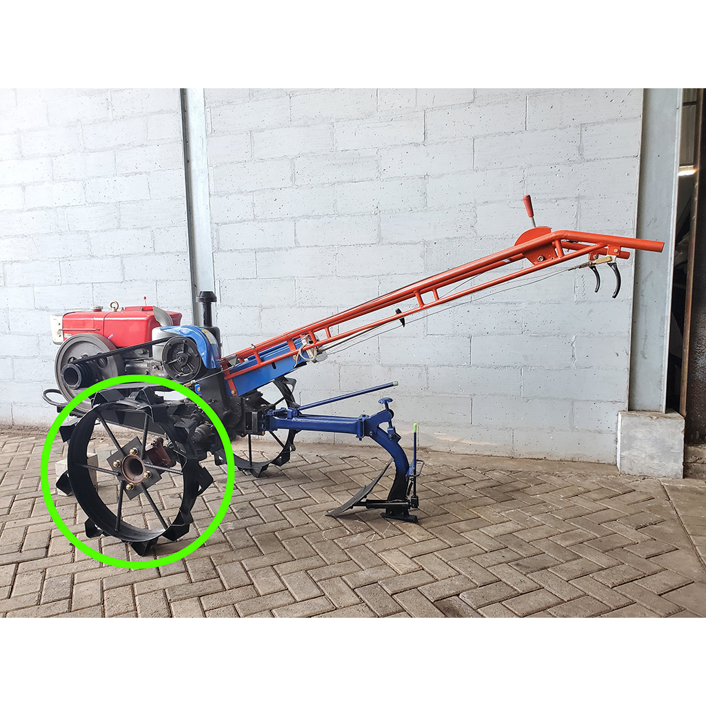 Roda Besi Datar ( Flat Water Wheel ) Diameter 75CM untuk Traktor Tipe DF151 - AMEC - AGRINDO - CROWN