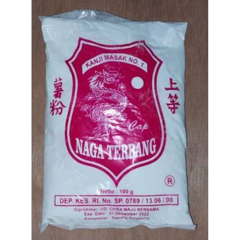 

Tepung Kanji 100gr cap Naga Terbang tepung tapioka murah