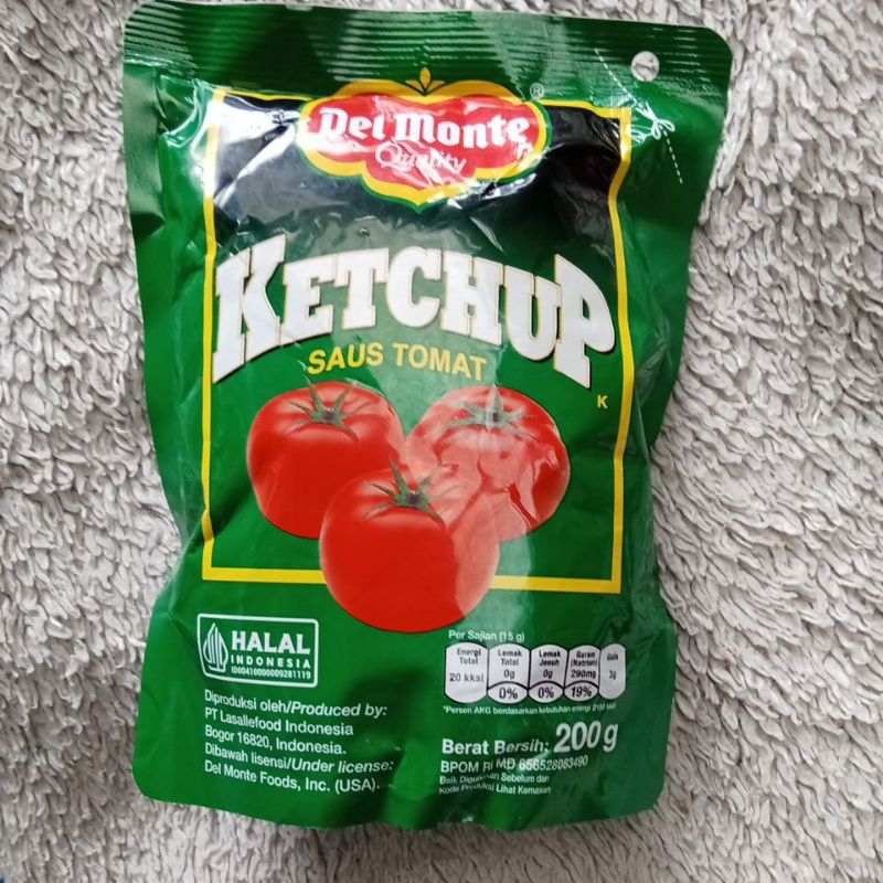 

Delmonte Ketchup Saus Tomat Saus Tomat Refill 200g