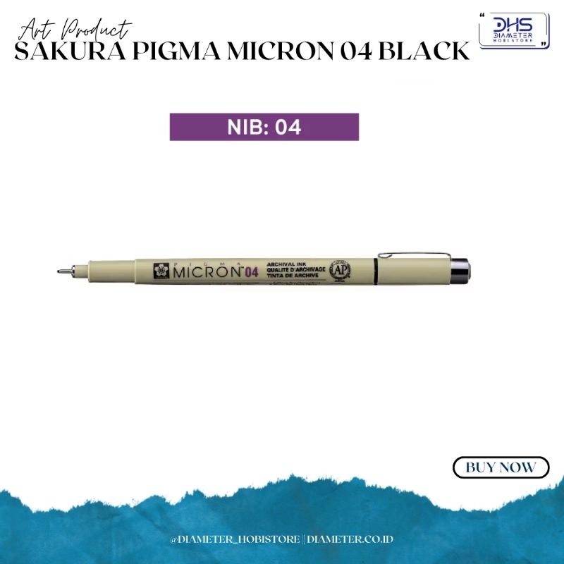 

Sakura Pigma Micron 004 Black
