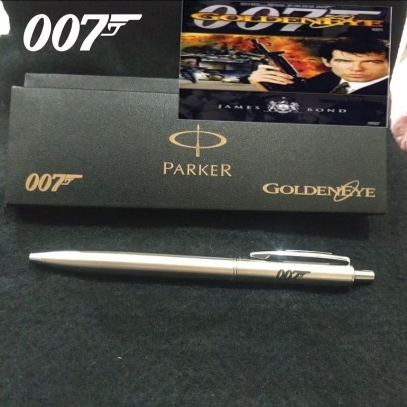 

Bolpoin IMP Parker Series 007 Golden Eye Full Metal Stainless stell Free Grafir Nama