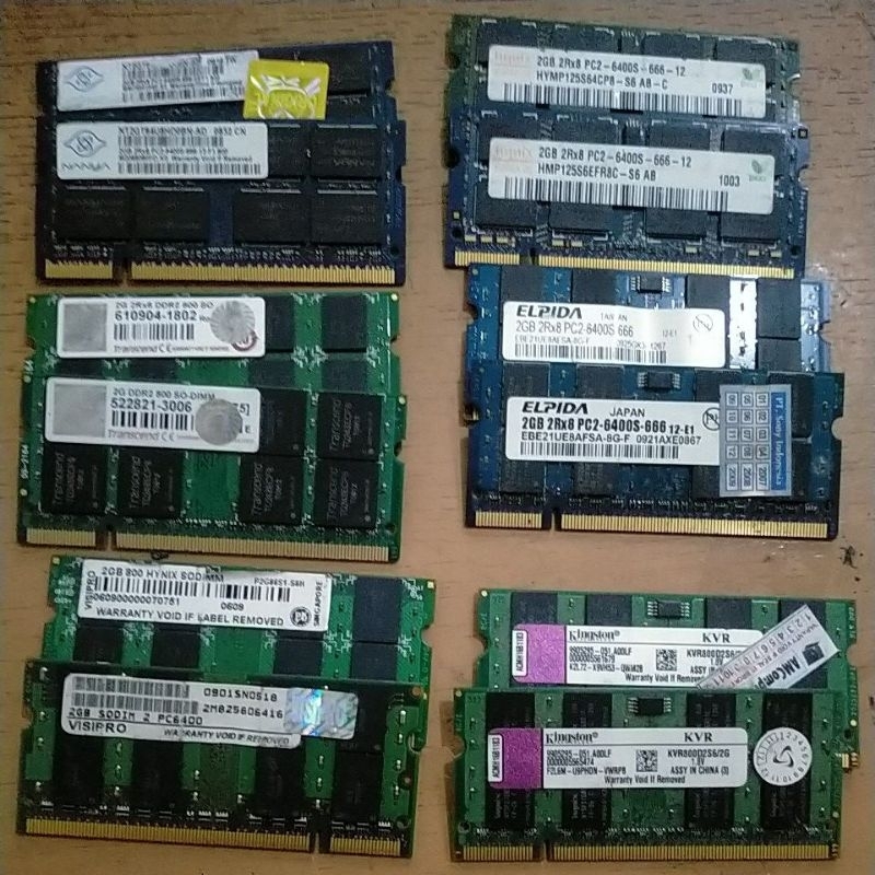 promo!! RAM laptop DDR2 2gb PC 6400 dan 5300