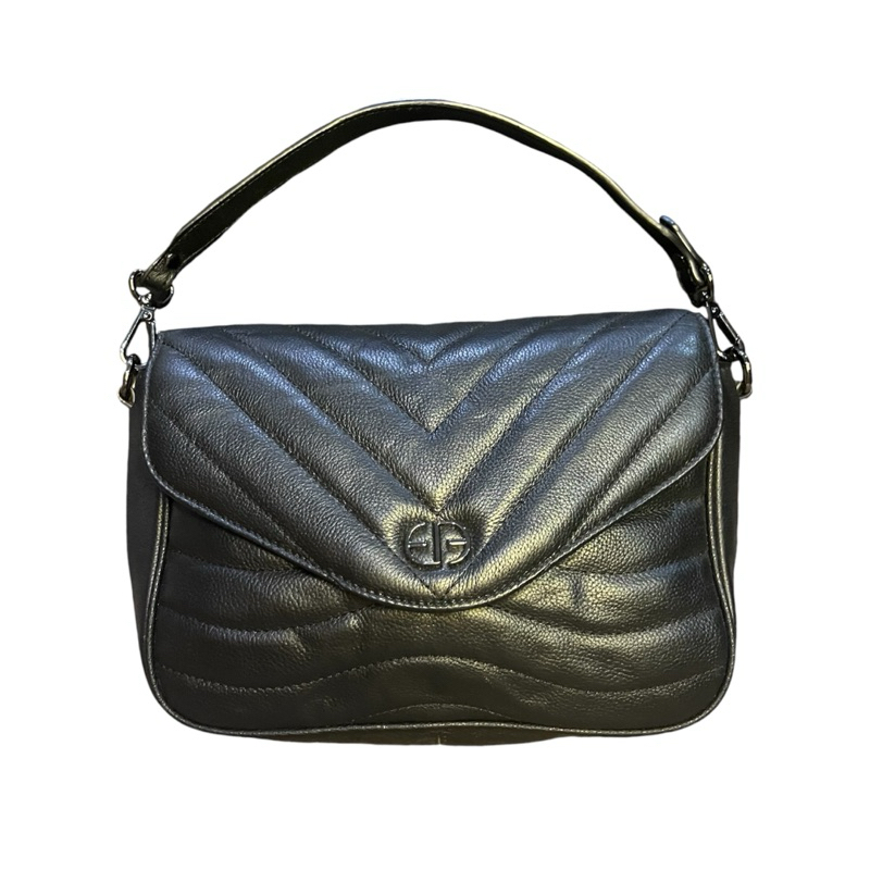 ESQUIRE genuine leather shoulder hand bag