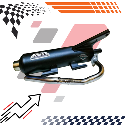 Knalpot CMS Beat Fi Deluxe ESP Street knalpot cms tabung vario beat karbu Knalpot standar racing