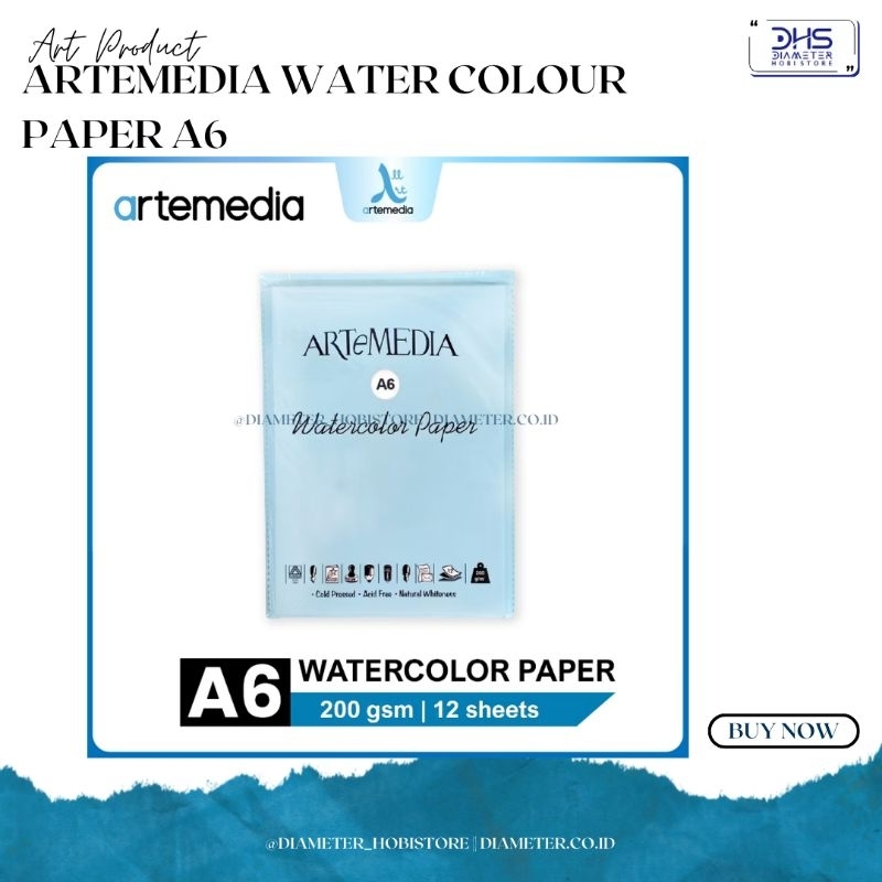 

Artemedia Watercolour Paper A6