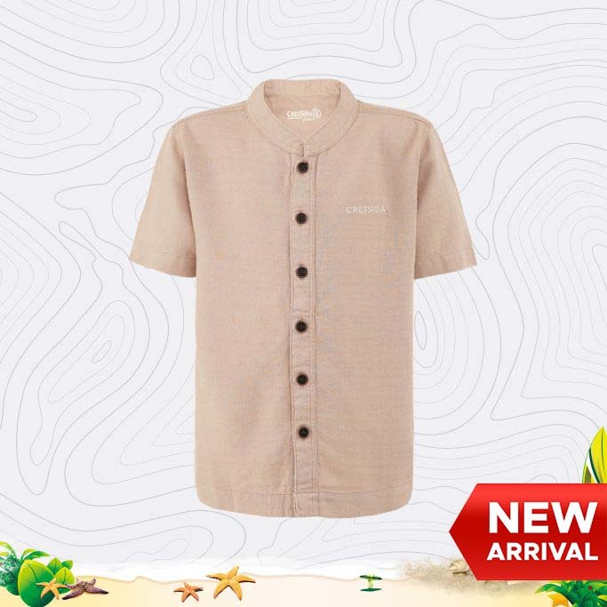 Cressida Kemeja Koko Kids Boy Brown - UB401C