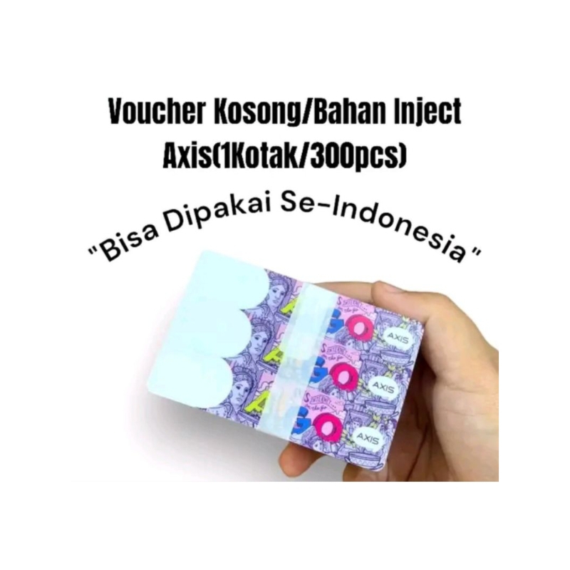 Voucher axis kosongan