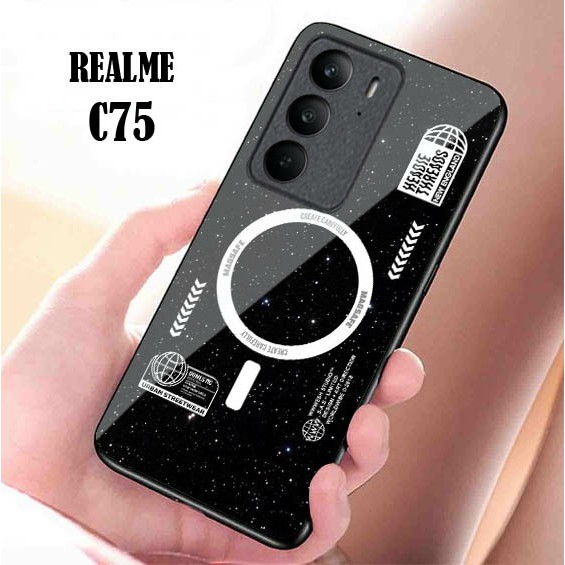 Softcase Glass Kaca Realme C75 - L96 Lovely