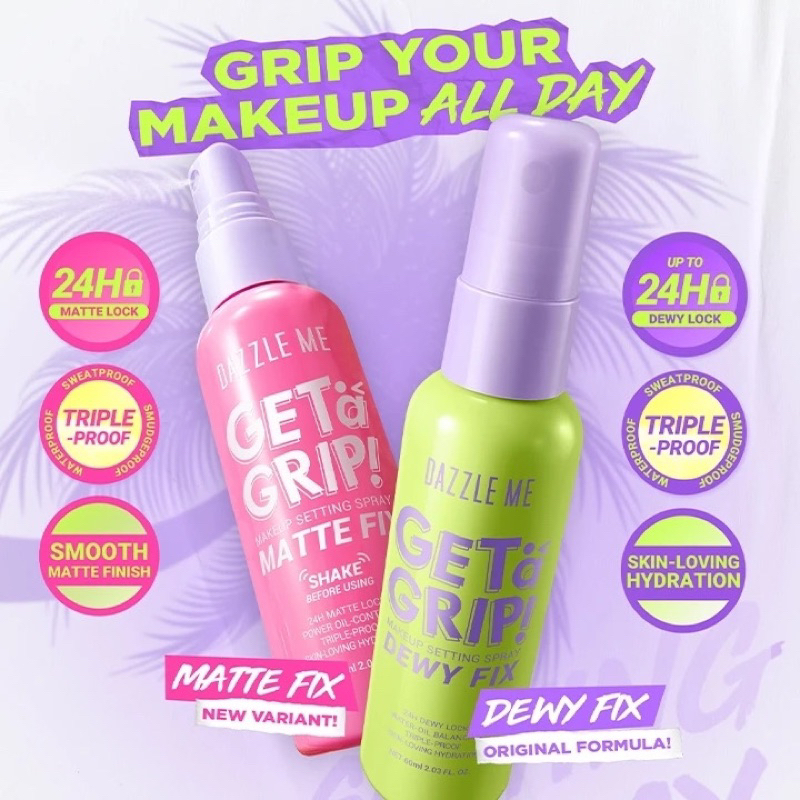 ❤️BRIA❤️DAZZLE ME MAKEUP SETTING SPRAY MATTE FIX DAZZLE ME SETTING SPRAY DEWY FIT DAZZLE ME SETTING 