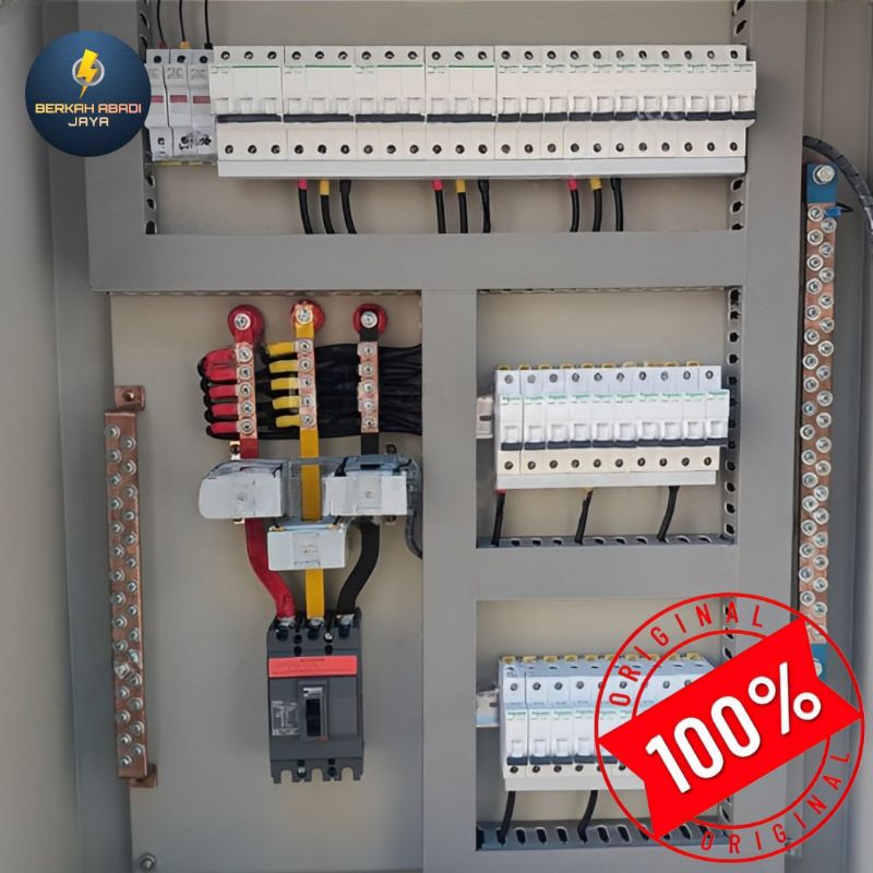 panel listrik 3phase 60amper analog meter panel pembagi