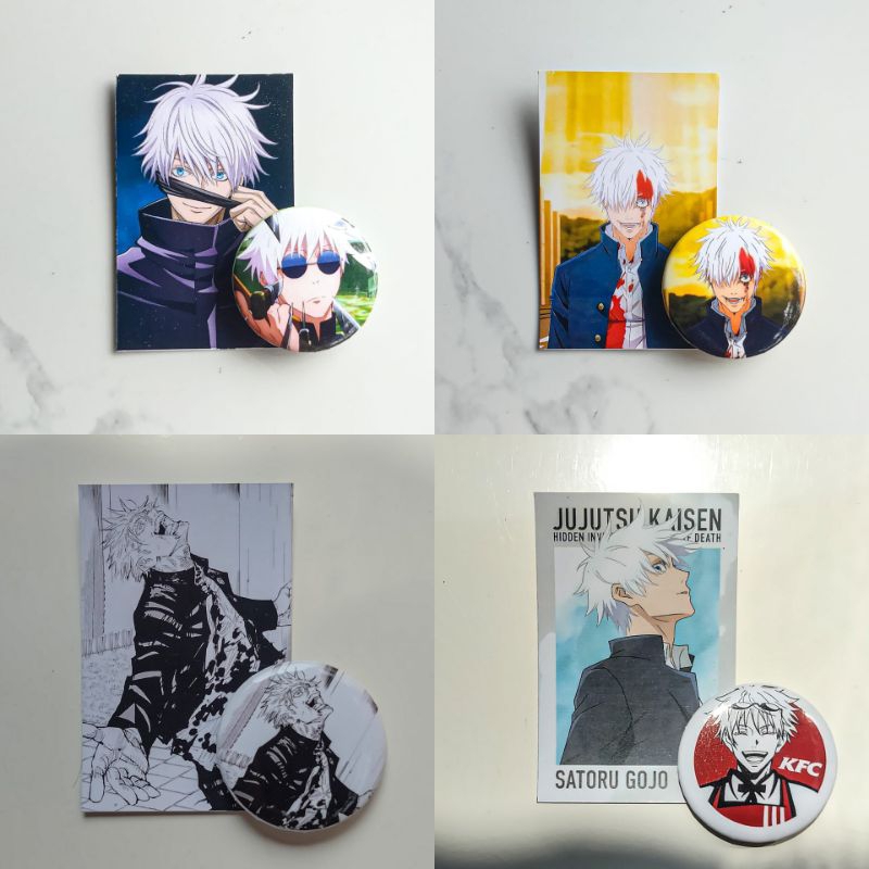 [Pin Badge] Gojo Satoru Jujutsu kaisen anime pin bros aksesoris