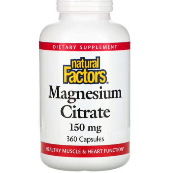 Natural Factors Magnesium Citrate 150 mg