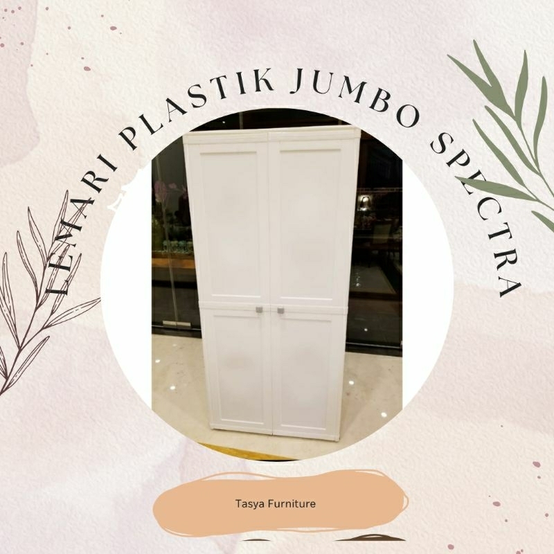 JUMBO - LEMARI PLASTIK CLUB SPECTRA RAK BAJU SERBAGUNA