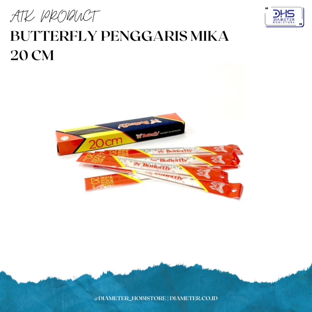 

BUTTERFLAY PENGGARIS MIKA 20 CM