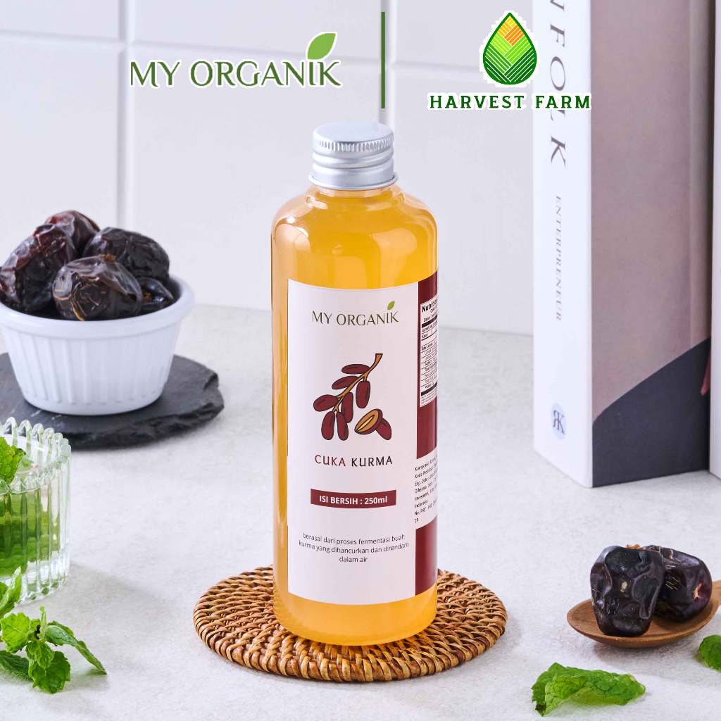 

My Organik Cuka Kurma With Mother Original Premium 100% Asli Tanpa Campuran Apapun 250ml