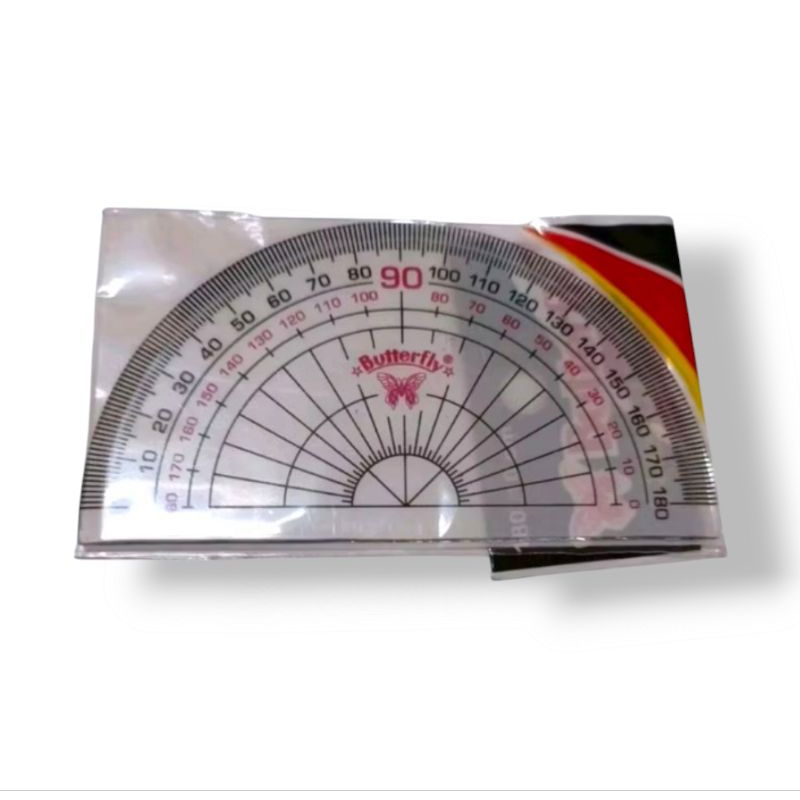 

penggaris busur derajat Butterfly 180° (1 pcs)