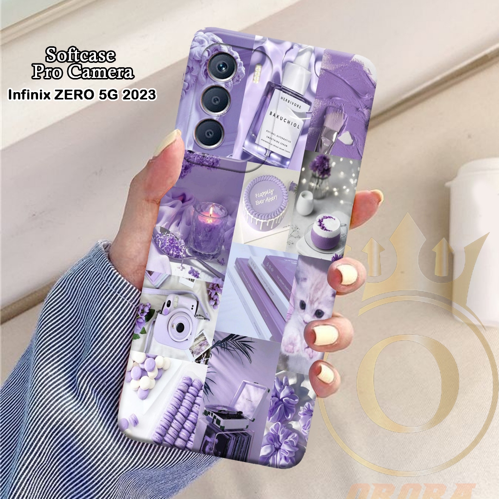 Softcase Infinix Zero 30 5G 2023 - Orora - Casing Infinix Zero 30 5G 2023 - Motif case  Aesthetic - 