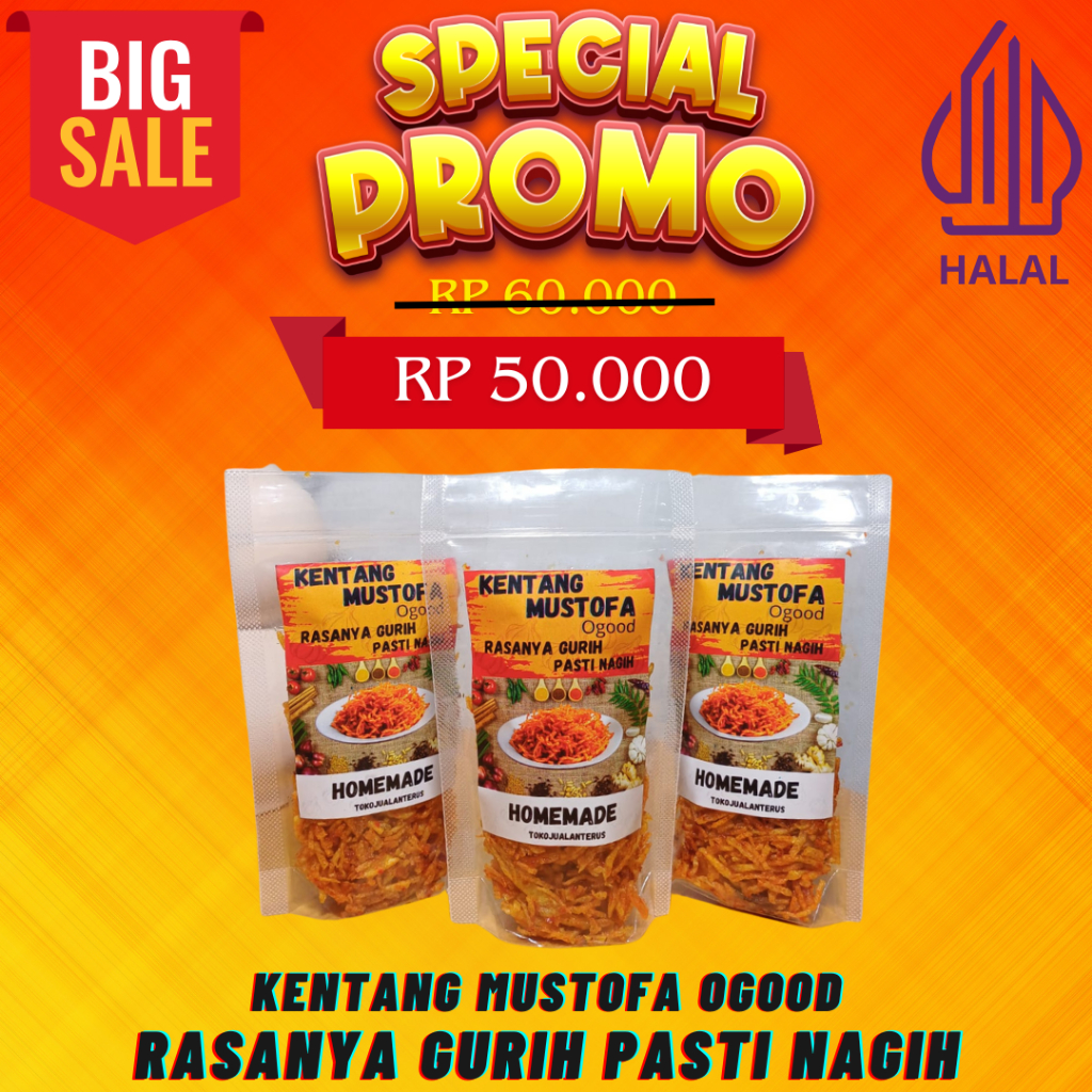 

KENTANG MUSTOFA OGOOD 3 IN 1 100 Gr