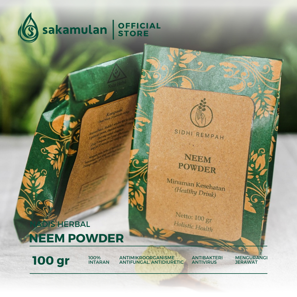 

Nadis Herbal Neem Powder (Intaran/Mimba) 100 gr