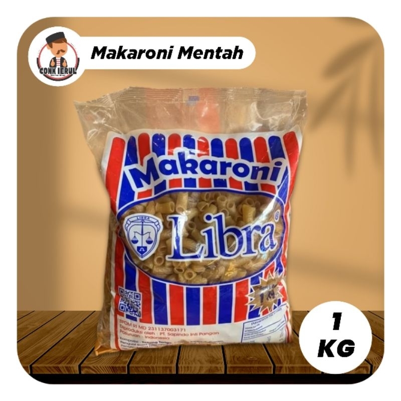 

( 1 KG) Makaroni Mentah, Cap Libra, Harga Termurah