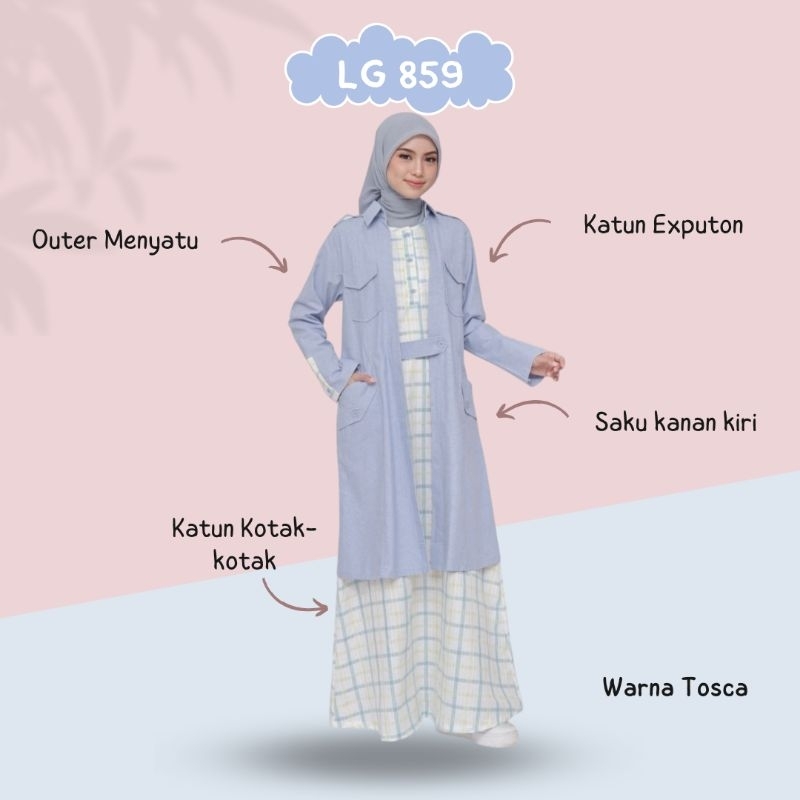 GAMIS LUNAN GO LG 859 DEWASA