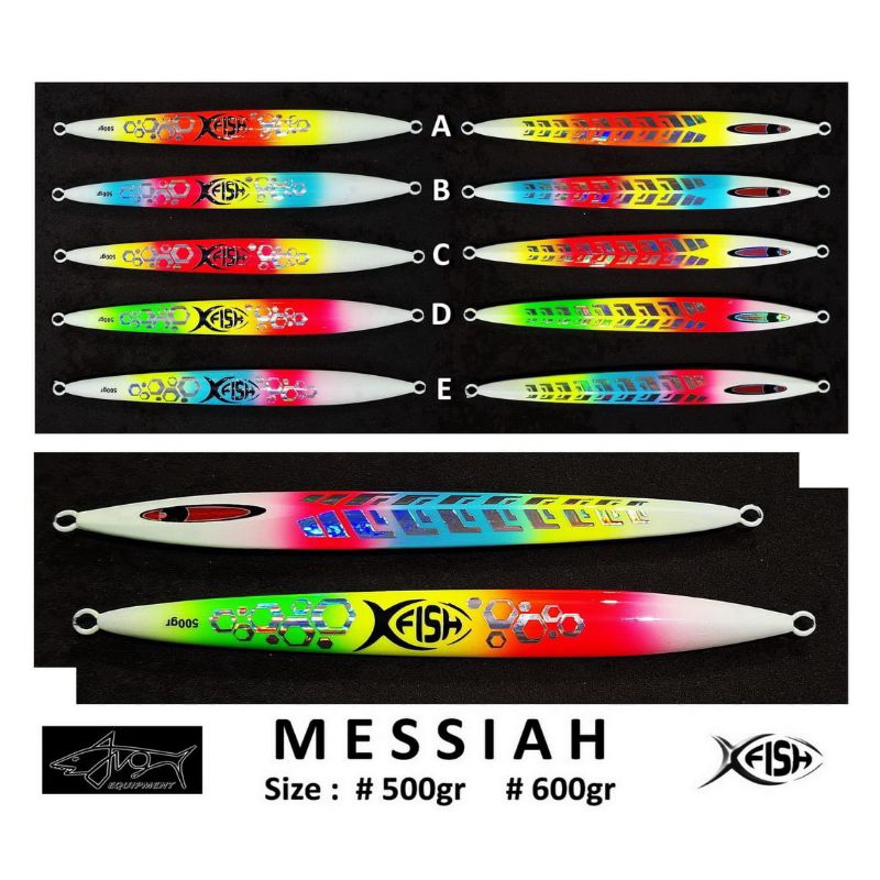 JIG MESSIAH FULL GID 500gr 600gr