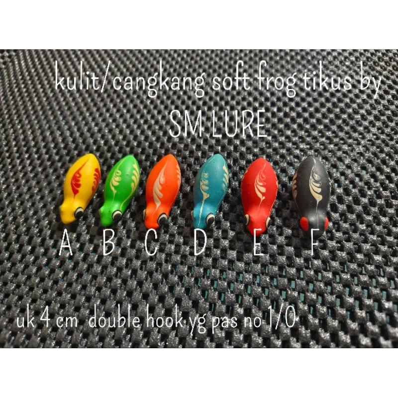 kulit/cangkang soft frog tikus by SM LURE