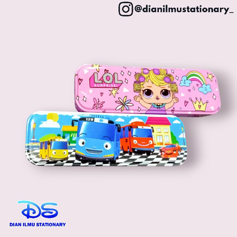 

kotak pensil kaleng karakter LK-5008