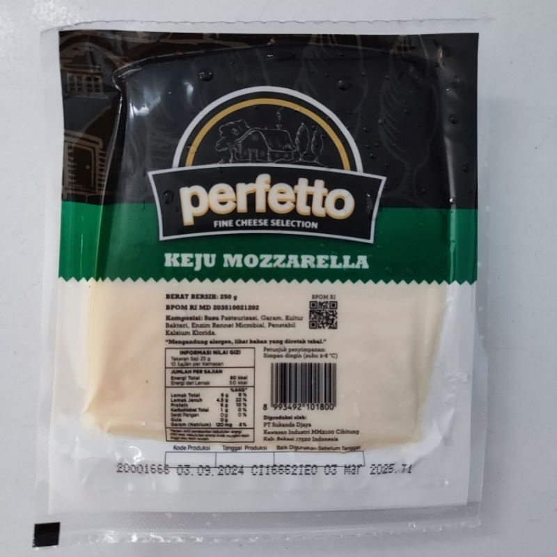 

Perfetto Keju Mozarella 250g