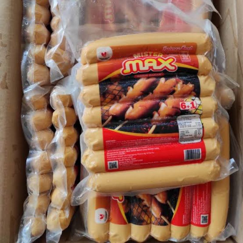 

Sosis Max Jumbo isi 8, Sosis Max Mini isi 12