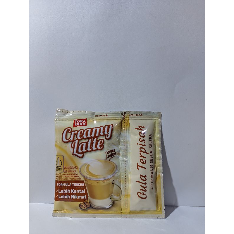 

Tora Bika Creamy Latte Gula Terpisah