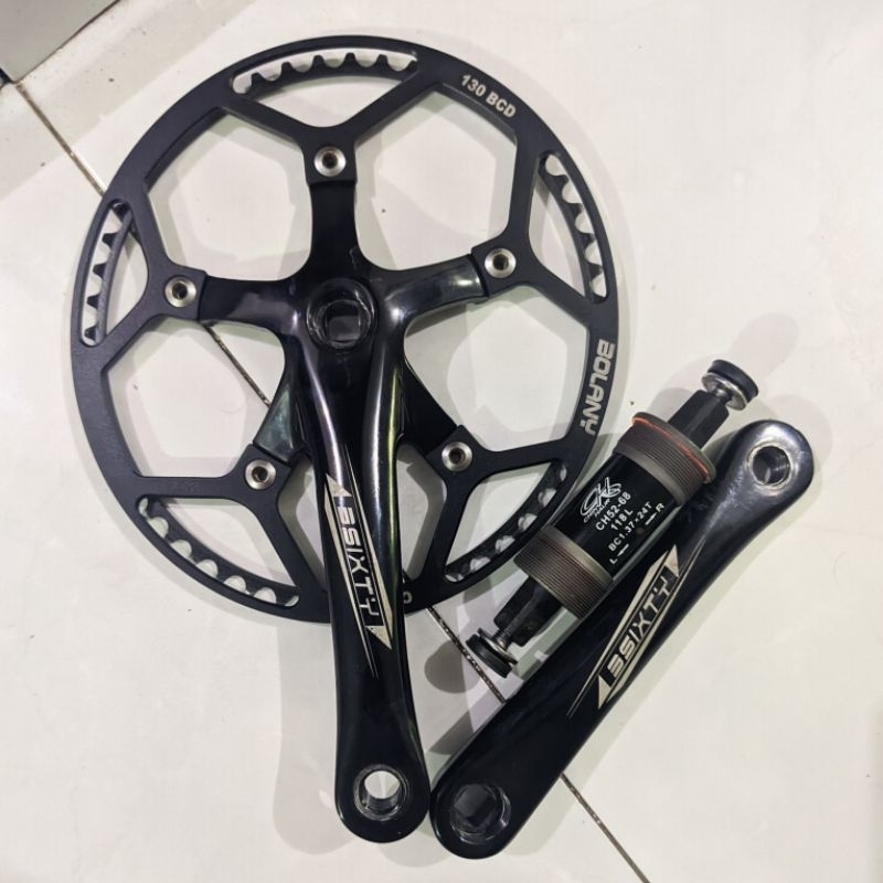 crank arm bolany oval 52T + bb