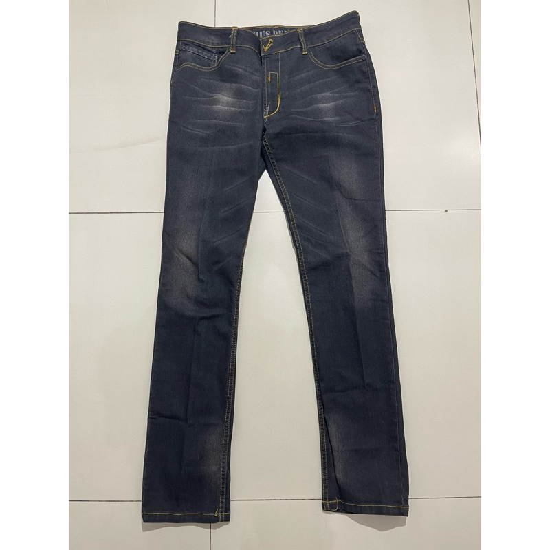 CELCIUS Denim pants Grey. Vintage item. 100% original. Size 32. celana panjang pria merek celcius. 2