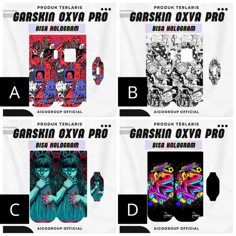 

Garskin Inner Oxpha Pr0 Hologram Dan Biasa Anti Air Bisa Custom