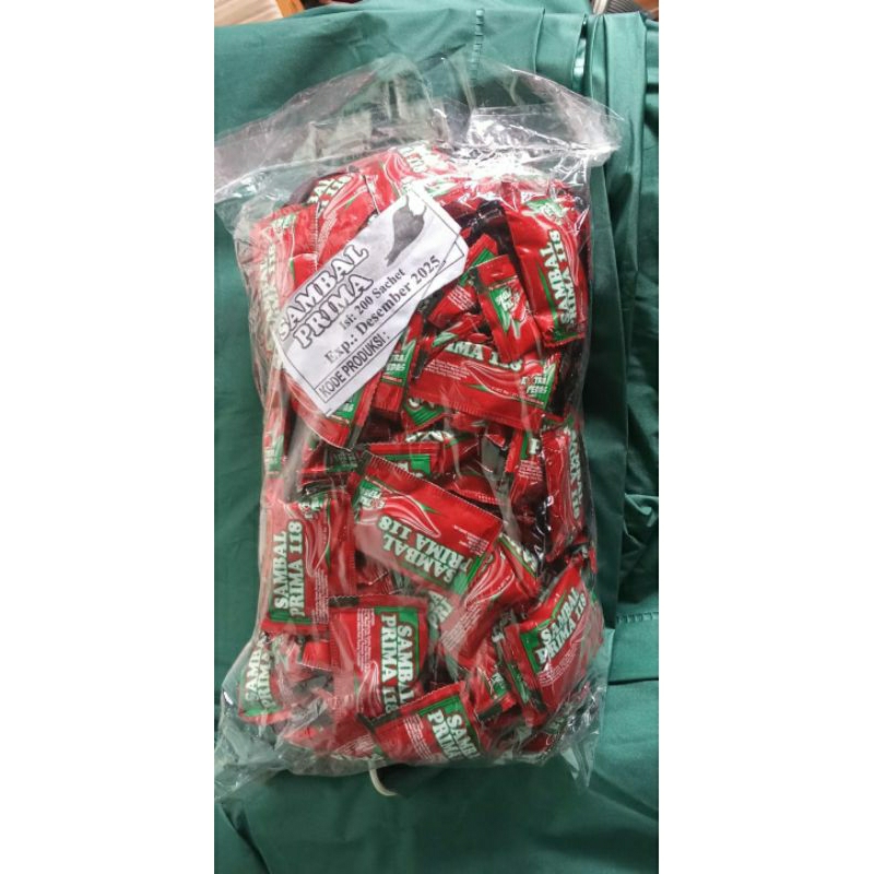 

SAMBAL SACHET PRIMA 118 (ISI 200pcs)