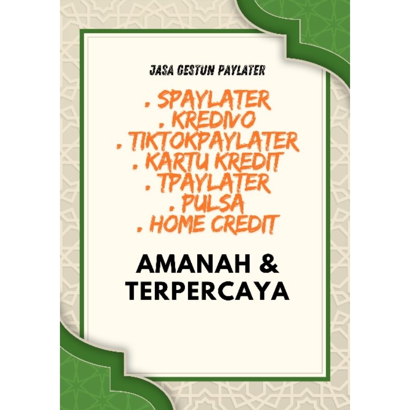 

Papan Tingkat Paylater
