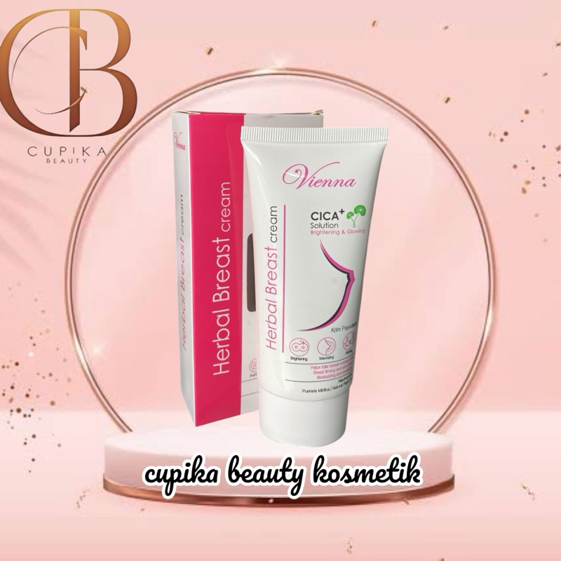 ub,ex} VIENNA HERBAL BREAST CREAM TUBE 80 ML - CREAM PENGENCANG DAN PEMBESAR PAYUDARA