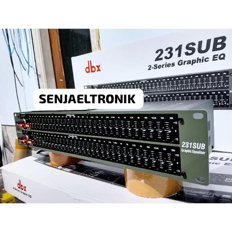 Equalizer DBX 231 SUB DBX 231SUB Grade A + Subwoofer Output Subwoofer