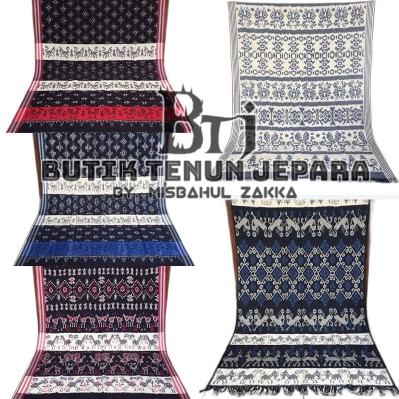 KAIN TENUN BLANKET KHAS TROSO JEPARA MOTIF SUMBA NTT ATAMBUA ROTTE TORAJA