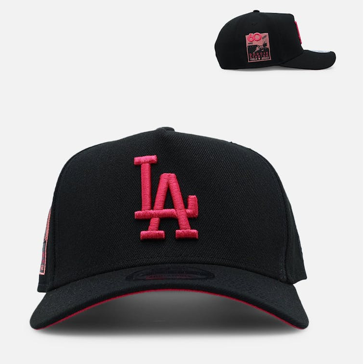 Topi Baseball LA Hitam pink Army New Era Cap 9Fifty – Gaya Sporty & Ikonik pria wanita